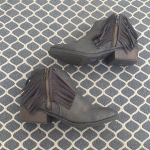 Steve Madden Ankle Fringe Boot